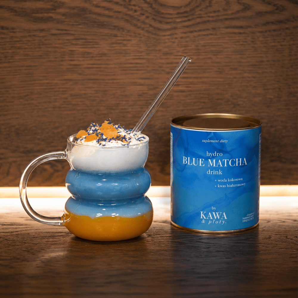 hydro BLUE MATCHA drink