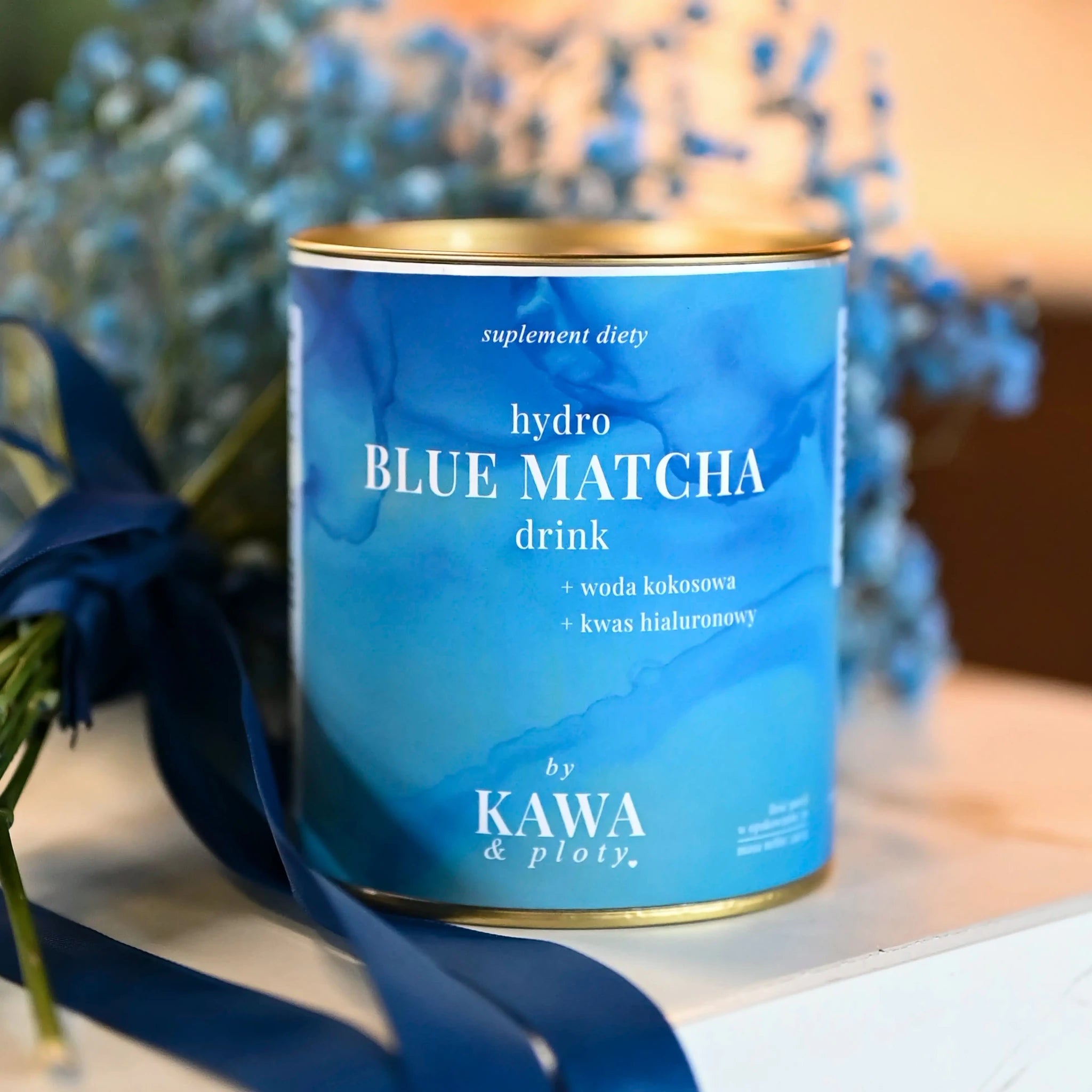 hydro BLUE MATCHA drink