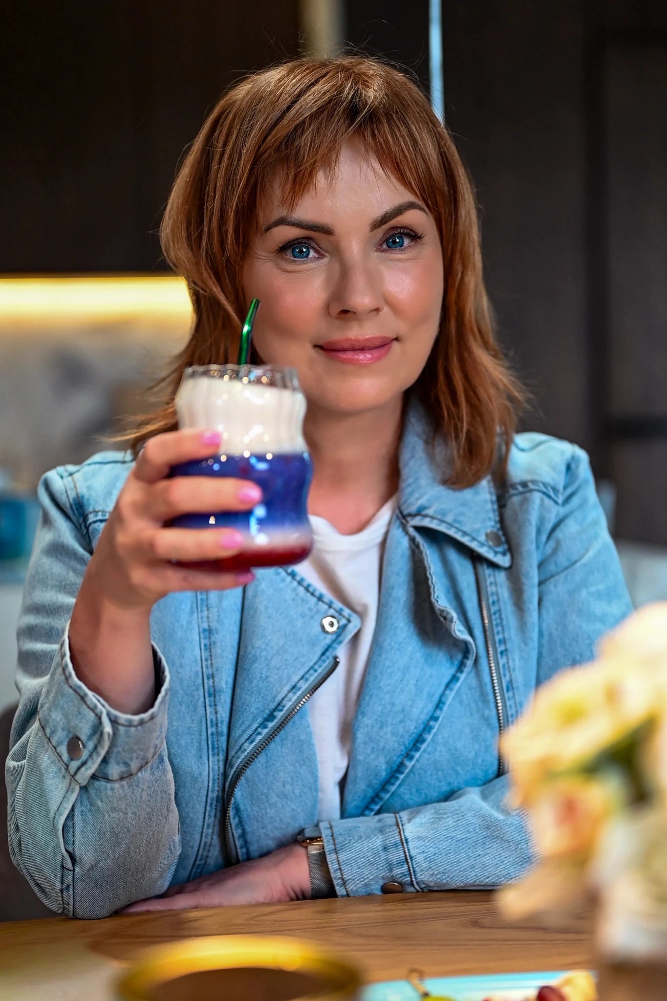 hydro BLUE MATCHA drink