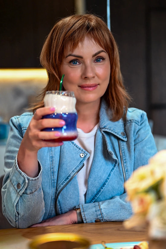 hydro BLUE MATCHA drink